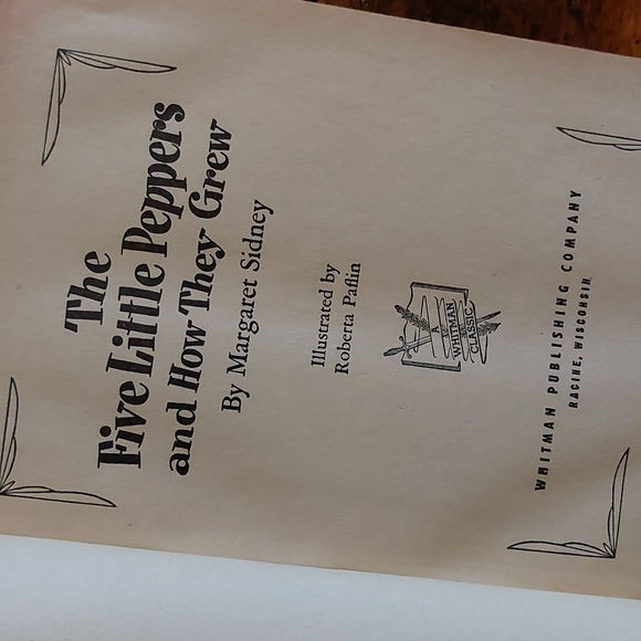 1954 The Five Little Peppers and How They Grew, by Margaret Sidney - Picture 2 of 8